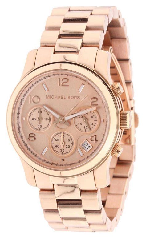 silver and rose gold michael kors watch|mk rose gold watch sale.